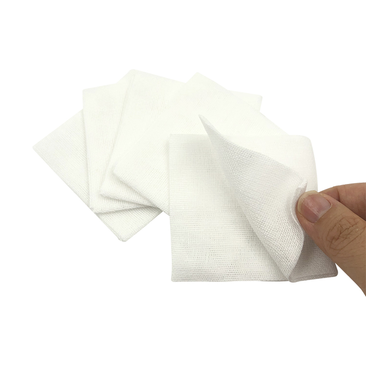 Wholesale price customized logo 8*8*8 10*10*8 size sterile gauze swabs