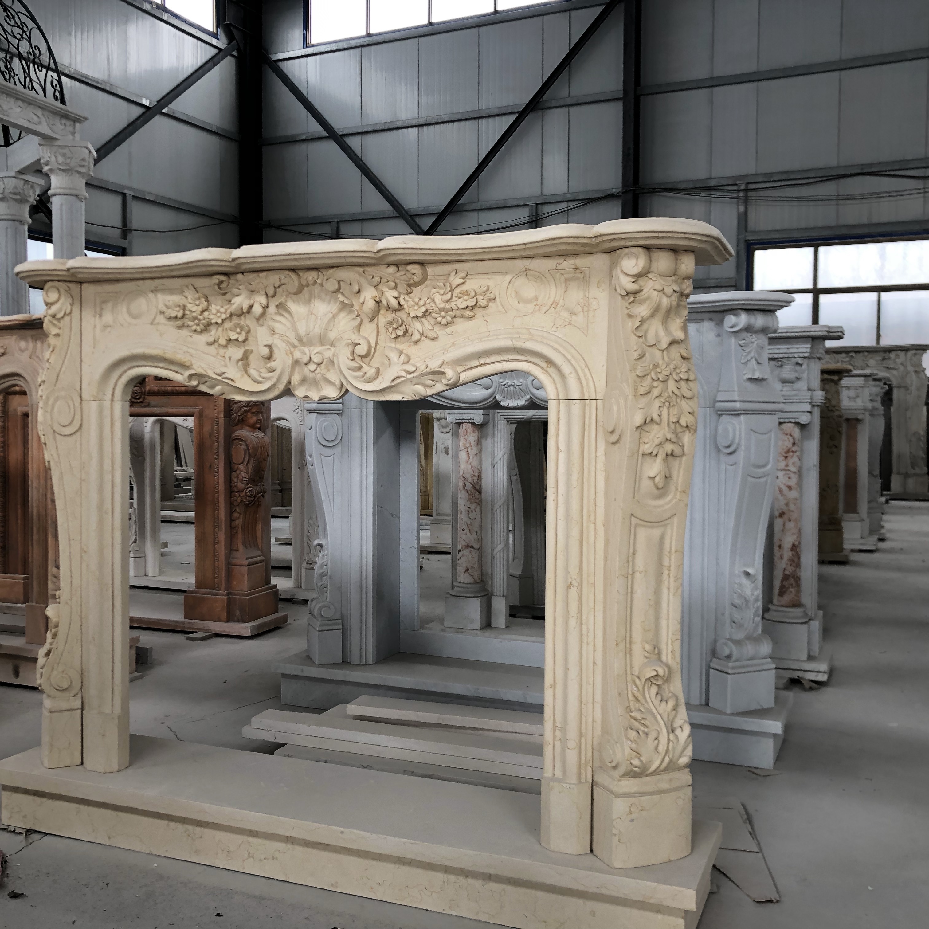Камень под заказ домашний 3D дешевый внутренний камин интерьерный декоративный мраморный камин