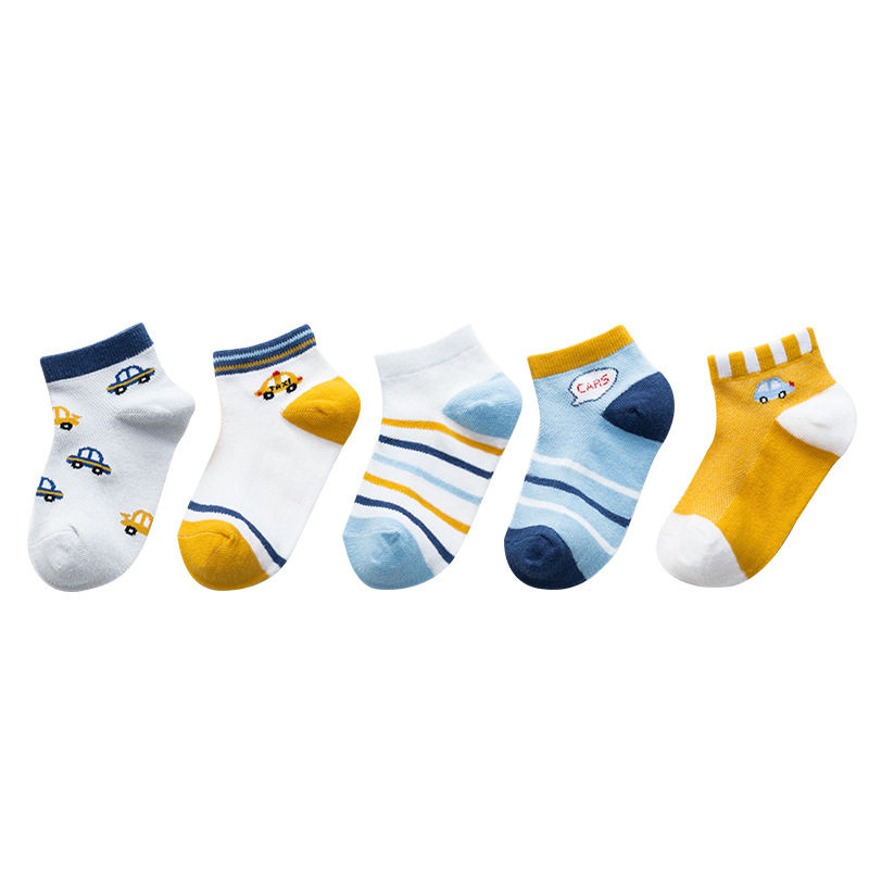 2021 Design Cartoon Kids Socks Dinosaur Pattern Crew Socks For Kids