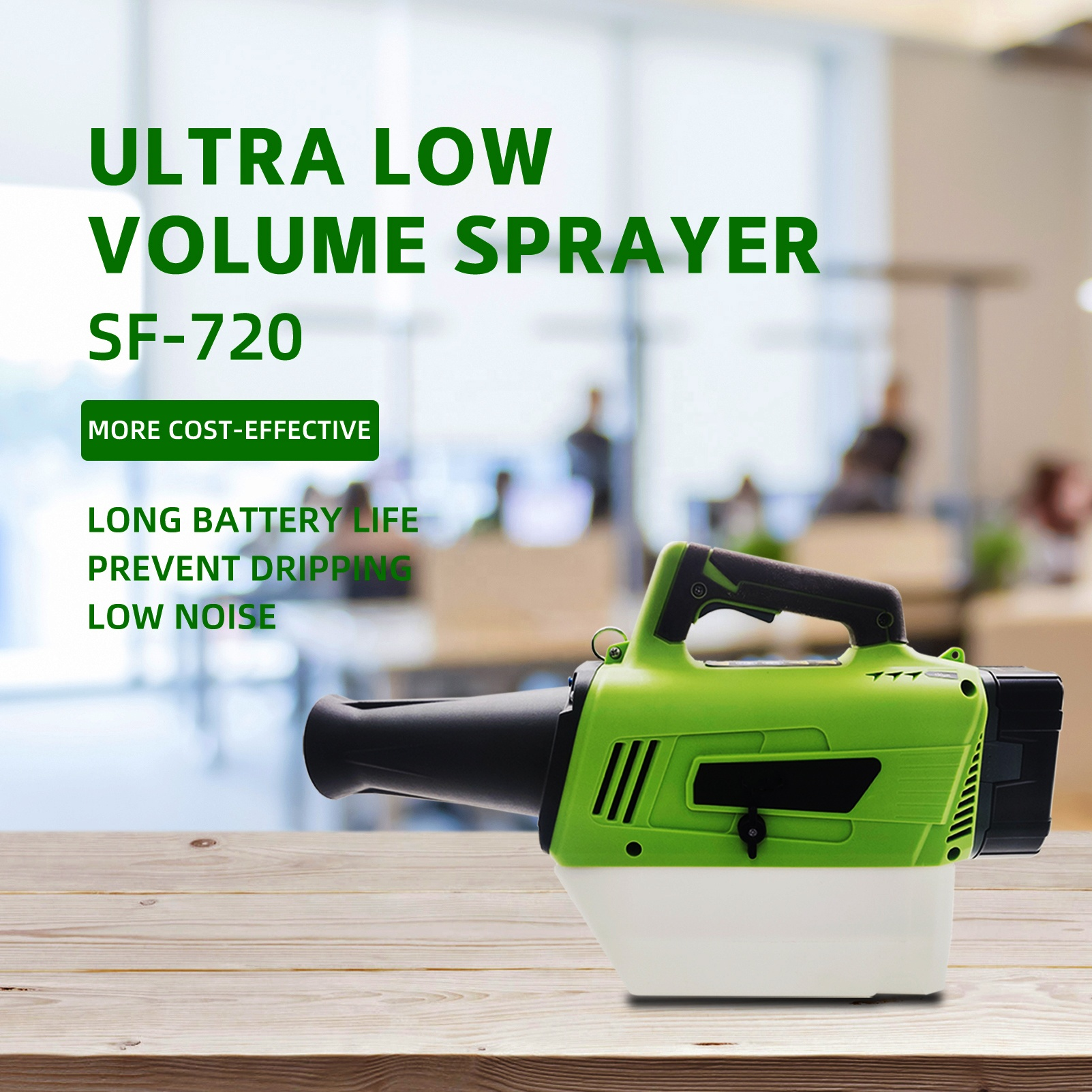 Portable Fogging Machine Electric Misting Electrostatic Sprayer Fogger Chemical Machine Sprayer Ulv Cold Fogger