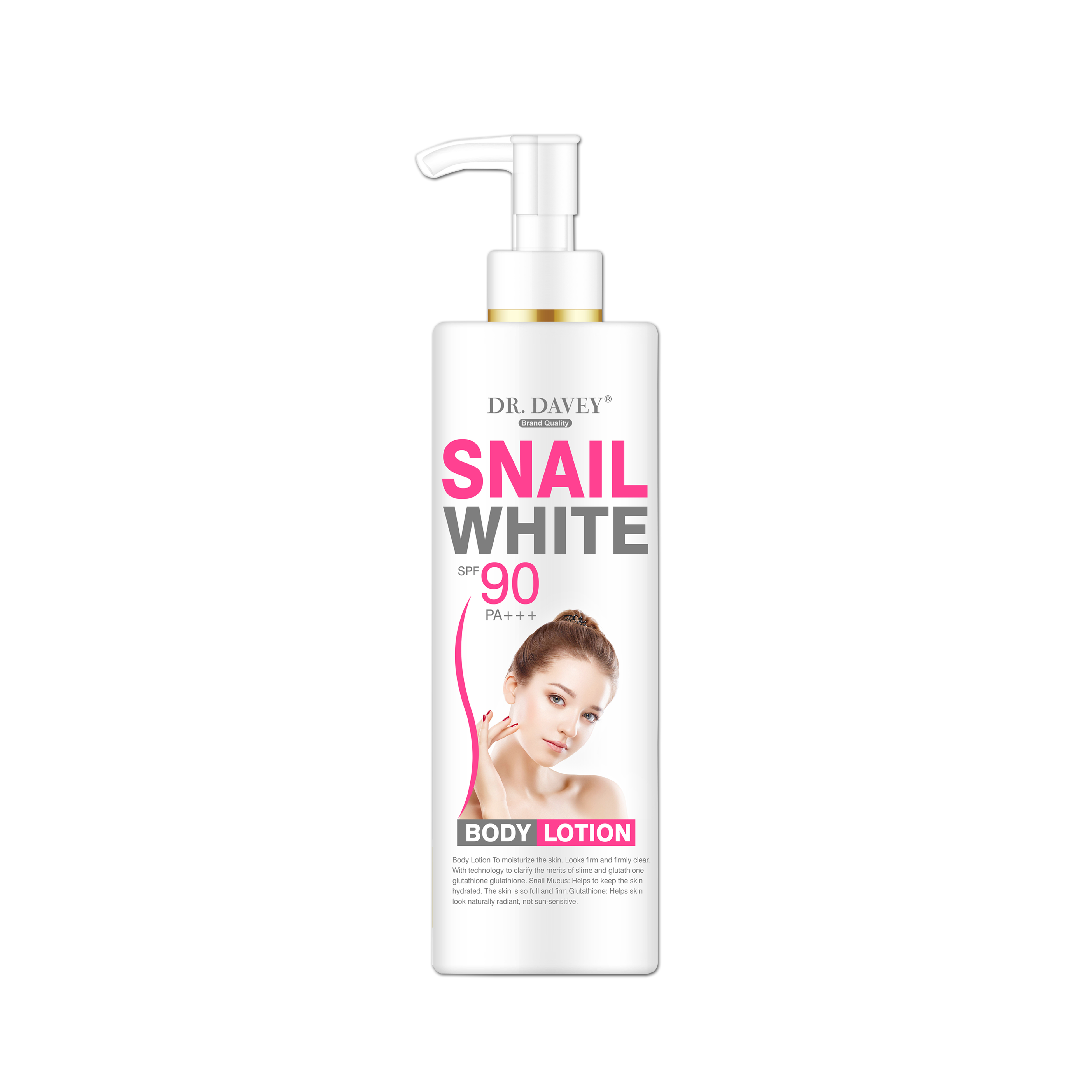 DR.DAVEY Whitening Snail Body Lotion Moisturizing Body Lotion