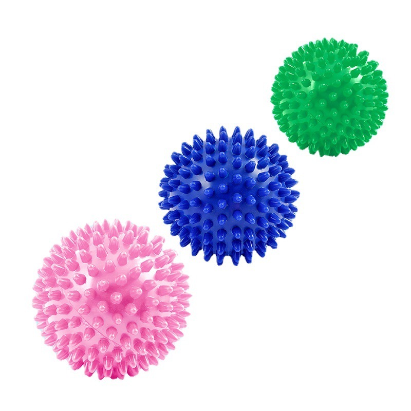 PVC Massage Balls Roller Yoga Fitness Balls Muscle Relax Fascia Point Hand Foot Relax stab Massage Ball Spine