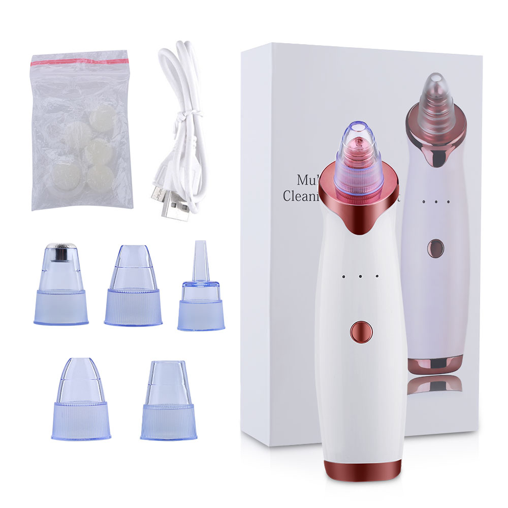 Home Use removedor de espinillas Facial Pore Cleaner Blackhead Removal Set Vacuum Suction Pore Cleansing Black Head Remover