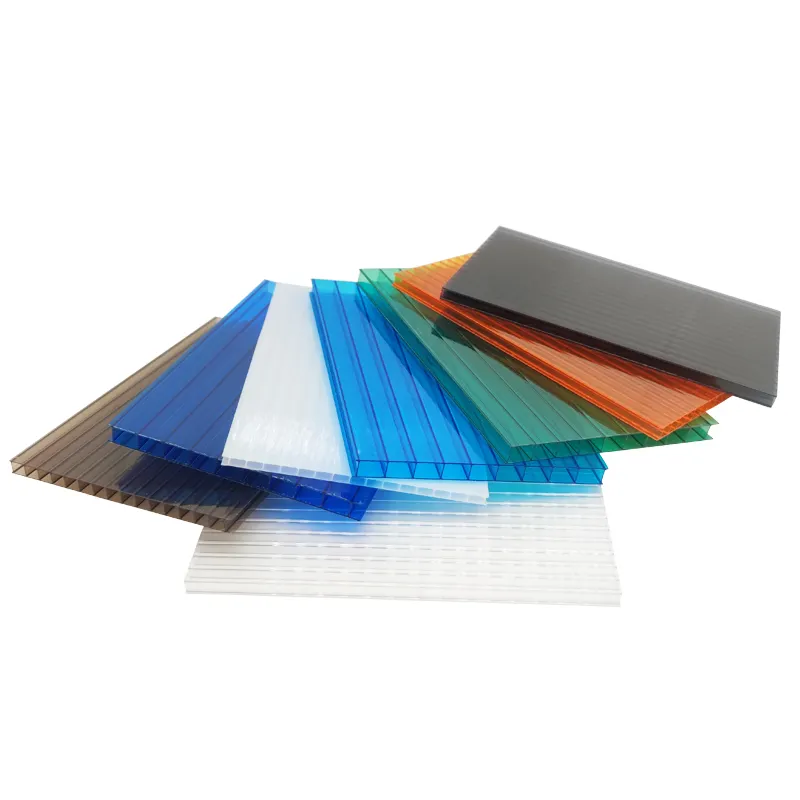 Multi-layer multi wall polycarbonate hollow sheet for soundproof pc roof panels