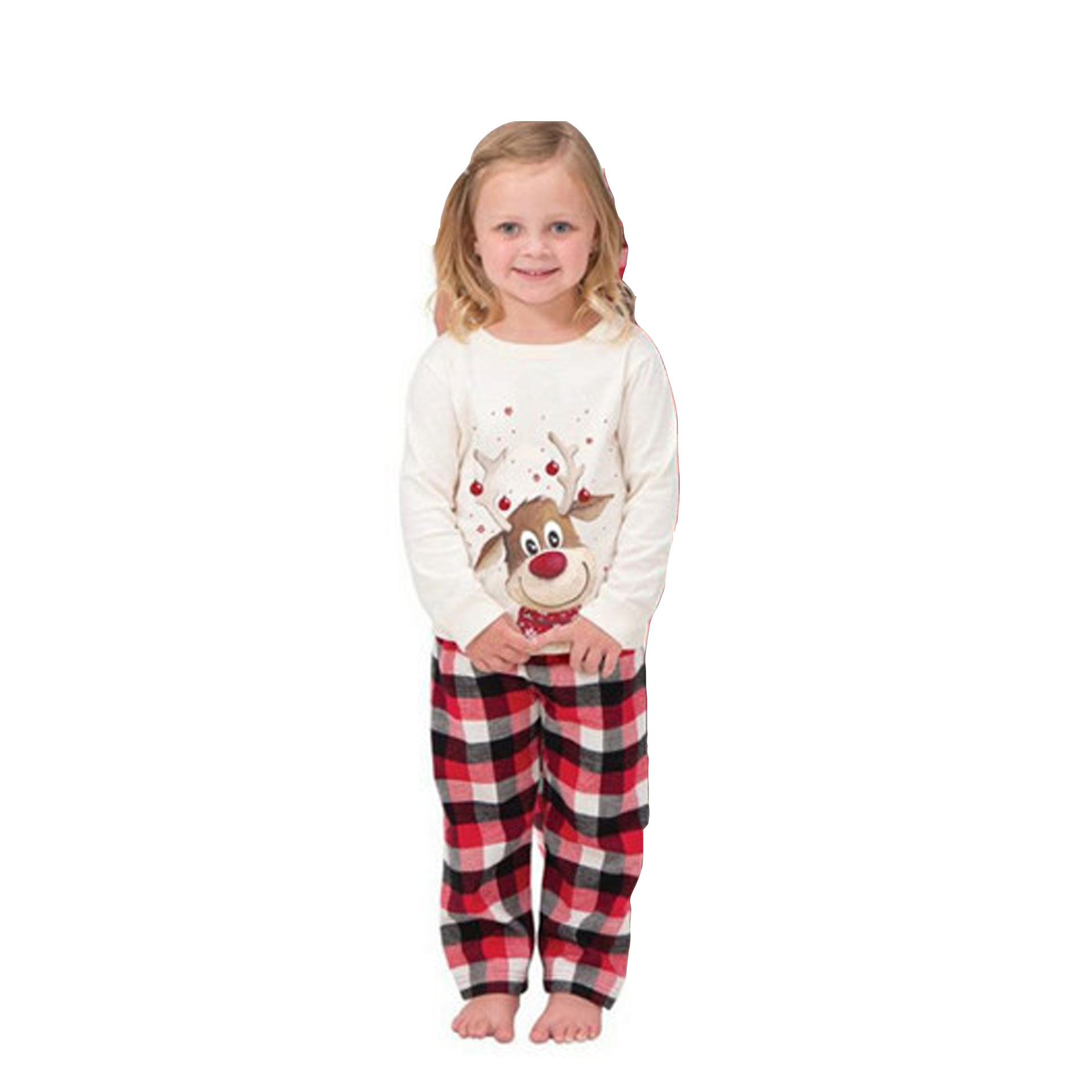 Kids Sleepwear Parent-child Suit Christmas Pajamas Sets Home Wear Dog Wear Family Matching Clothing