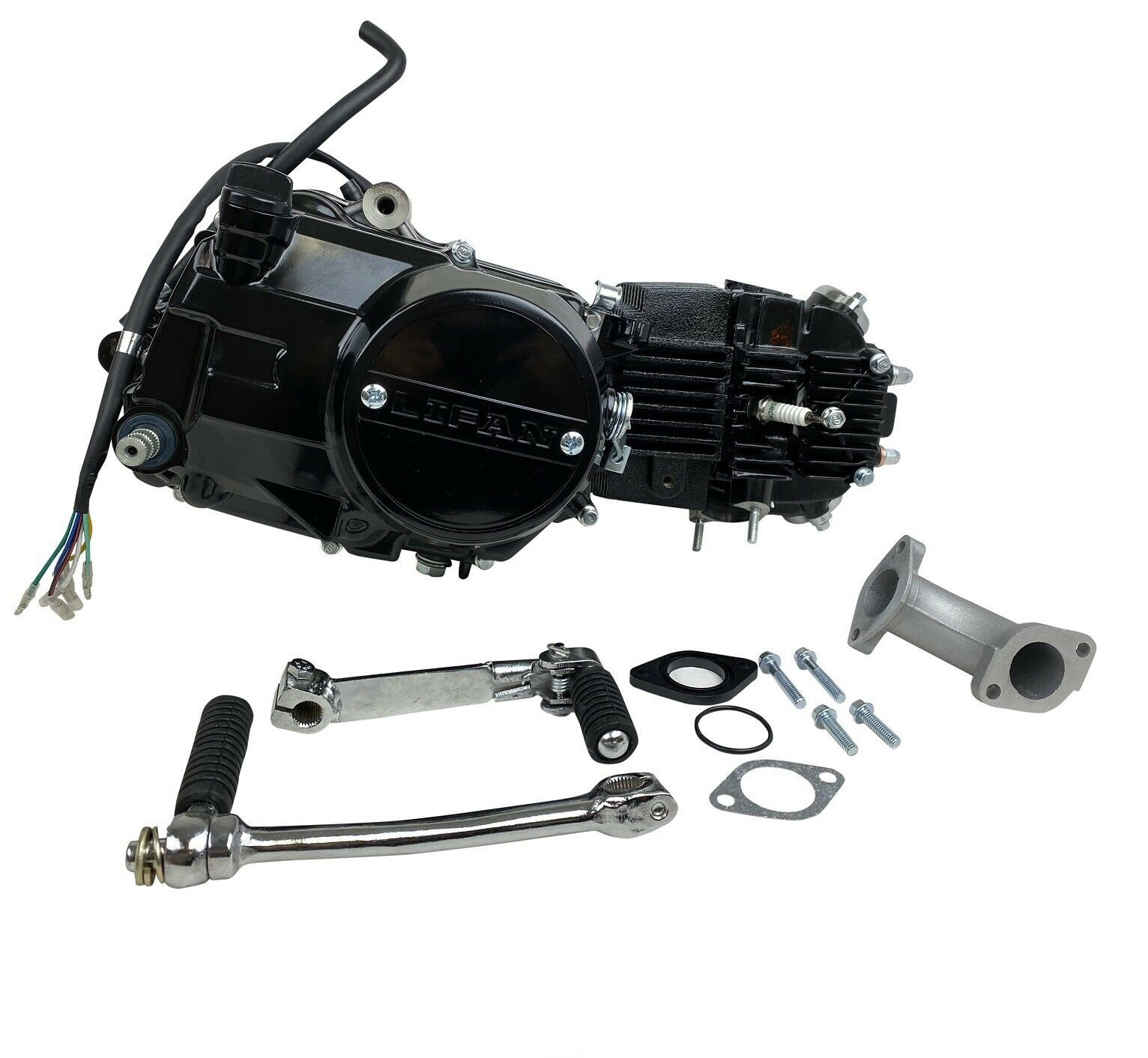 Motorcycle Engine Manual Single Cylinder 4 Stroke Clutch Engine Motor CRF50 XR50 CRF XR 50 70 Dirt Pit Bike For Lifan 125cc
