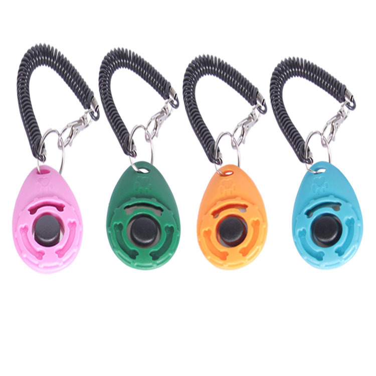Training Clicker with Wrist Strap Durable Lightweight Easy to Use, Pet Training Clicker for Cats Puppy Birds Horses