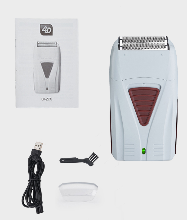 4D LK2202 Best Lithium Titanium Cordless Electric Rechargeable Mens Shaver Foil Shaving Machine Replacement Head
