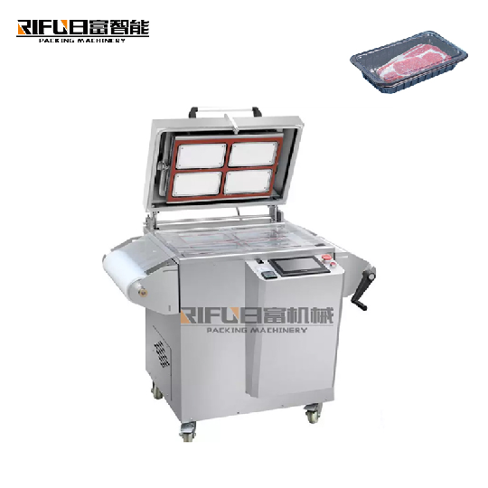 Automatic Multifunction Modified Atmosphere fast food Tray Vacuum Packaging Machine