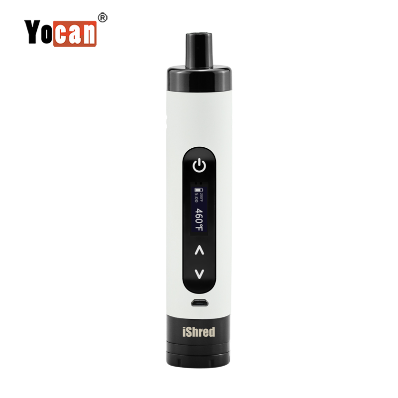 Запатентованный Yocan уникальный встроенный измельчитель Yocan iShred сухой травяной испаритель ручка измельчитель сухой травы для мелкого Порошка
