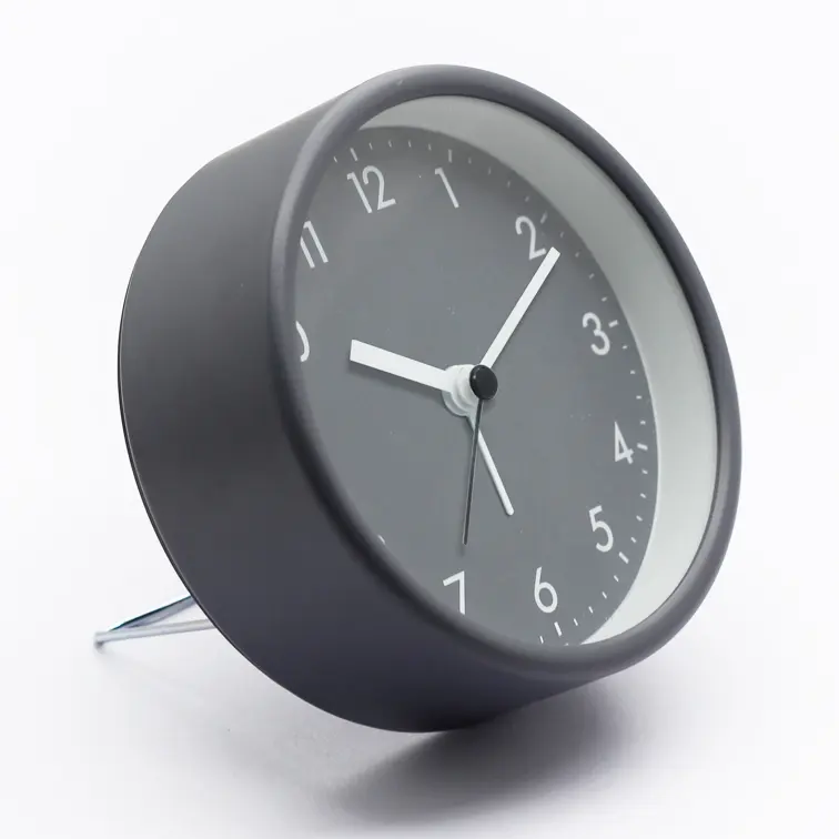 Minimalist metal table clock home decor Wake up clock alarm customized desk clock