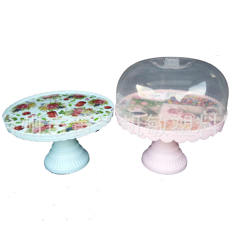 European-style cake stand high tray fruit plate western plate dessert table display stand tasting plate with lid