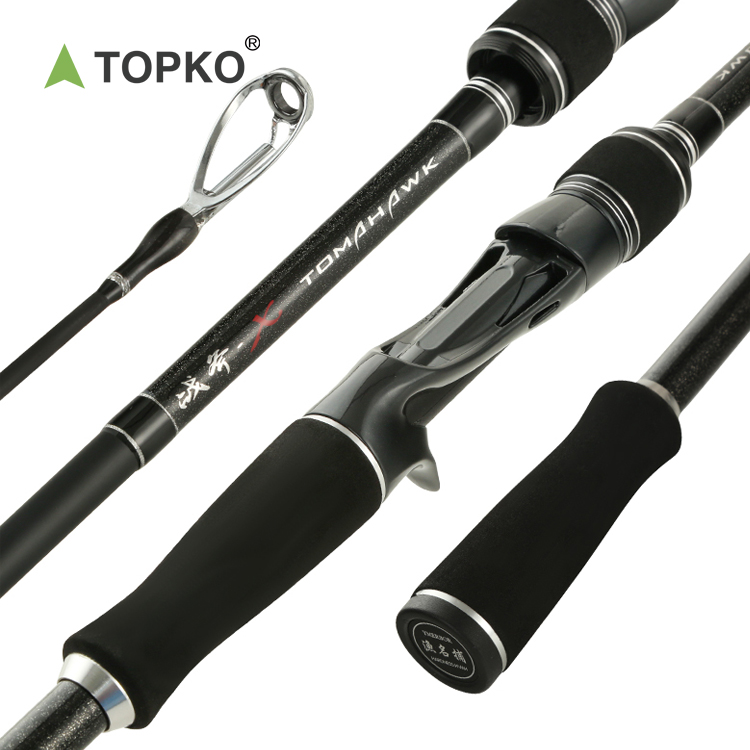 Спиннинг Topko из углеродного волокна для ловли карпа, телескопическая удочка для ловли нахлыстом