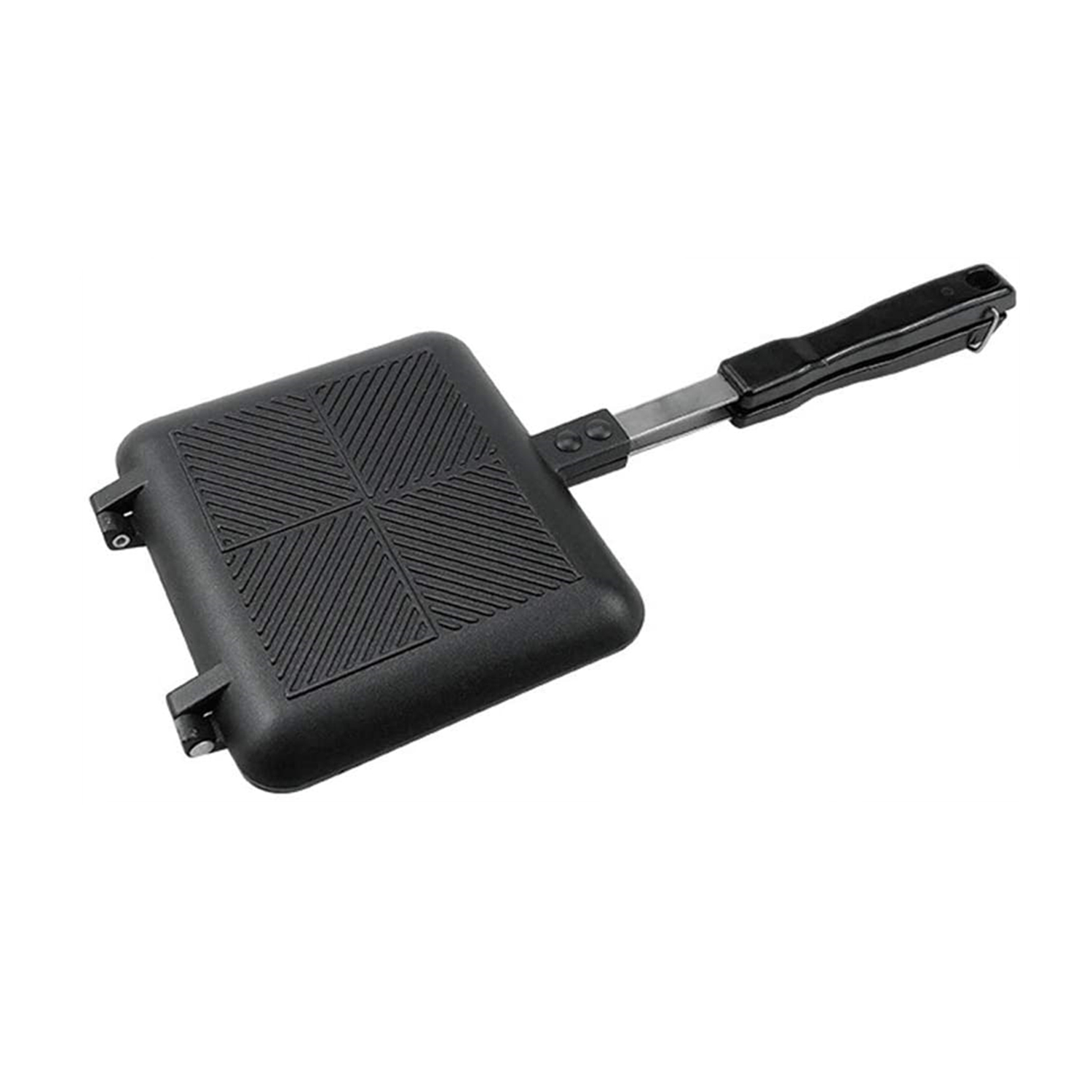 Non-Stick Sandwich Maker Toaster Double Side Fry Pan With Induction Bottom Waffle Maker