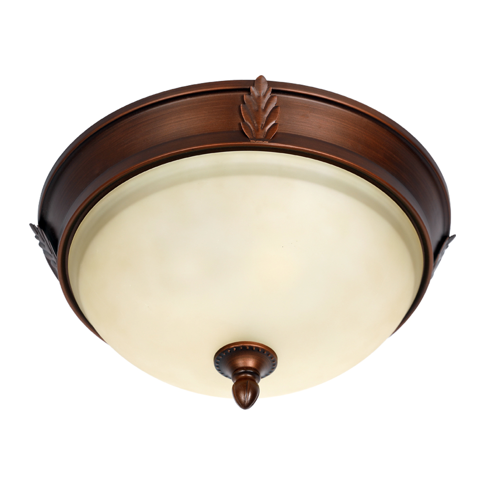 Hot Sale Manufacturer Supply 15 Inch Flushmount Oil-Rubbed Bronze Finish Antique Ceiling Lamp Flush Mount
