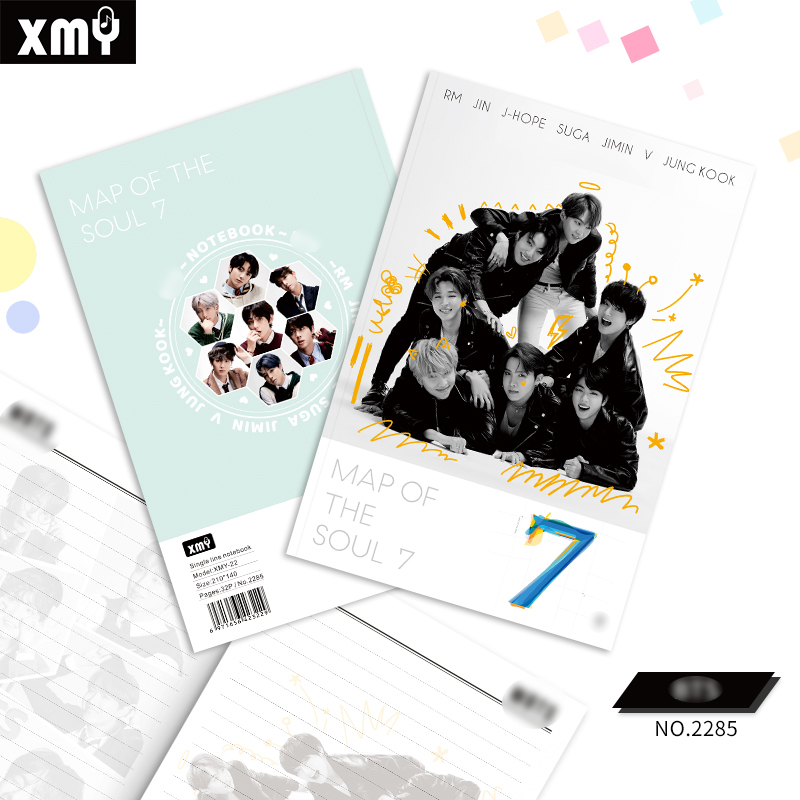 Новый стиль kpop BL Bangtan Boys Soul 7 A5 канцелярские принадлежности для школьников