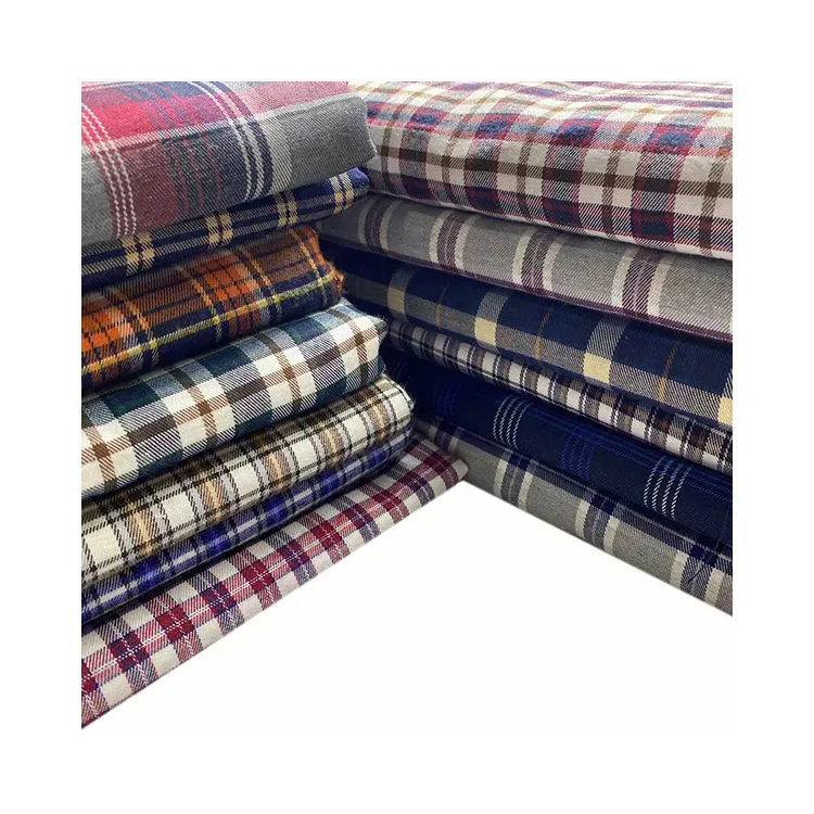 Yarn Dyed Check 65% Polyester 35% Cotton Uniform Fabric For Costumes