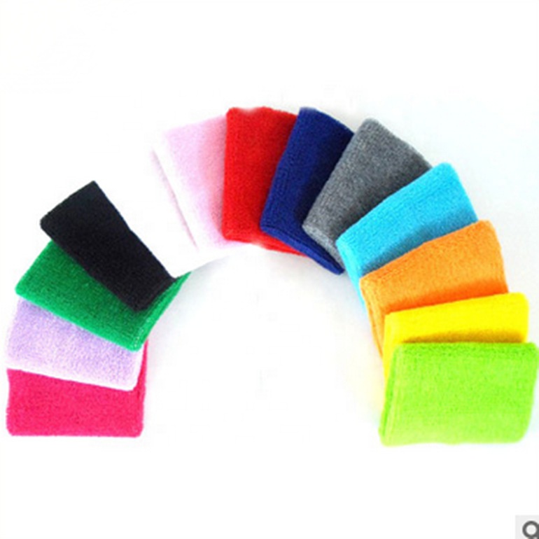 Cotton wrap brace volleyball sport gym best wrist support wristband colorful sports wristbands wrist sweatbands