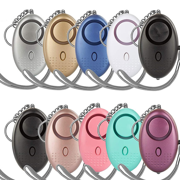 Self defense products personal survival women wolf alarm emergency sos security self defense safety keychain mini alarm keychain