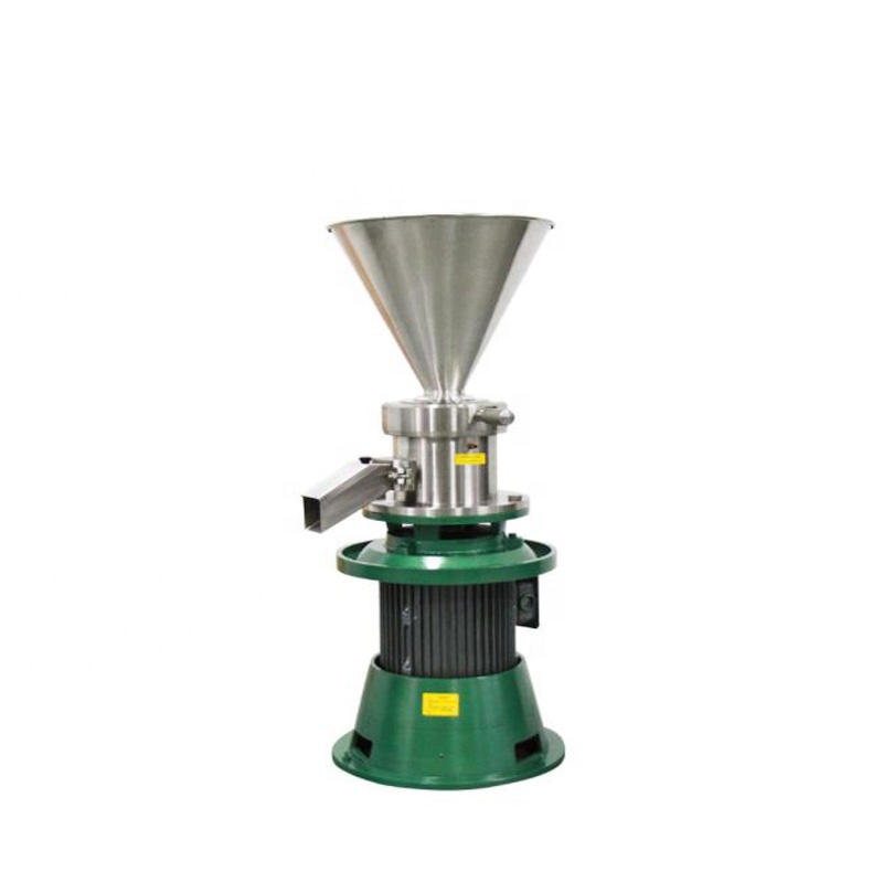 High capacity stainless steel chili sauce peanut butter colloid mill making machine tahini colloid grinder price