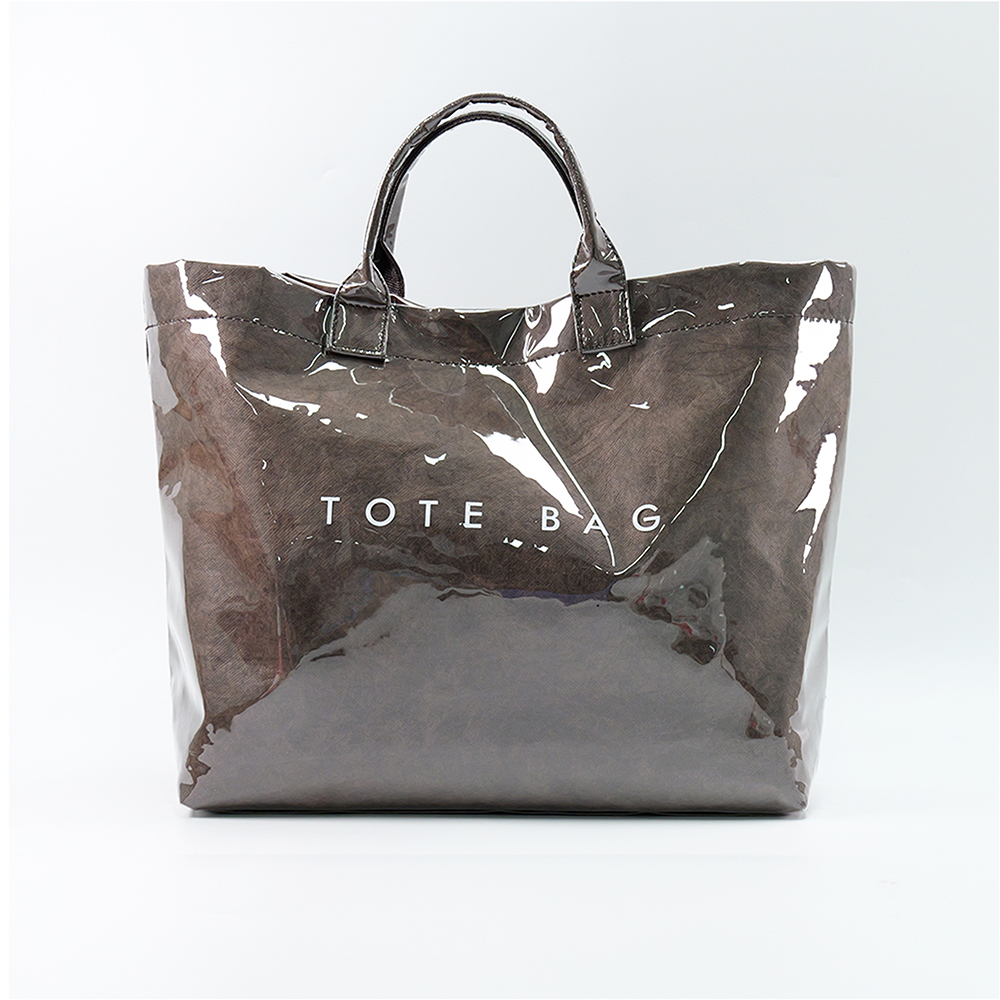 New Eco Friendly Shopping Gift Bag Dupont Heavy PVC Tote Bags With Custom Printed Logo