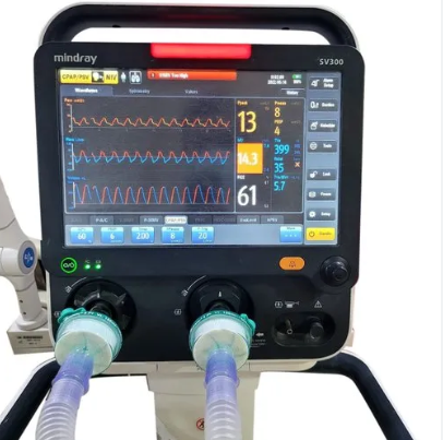 Mindray Ventilator SV300 with Trolley Humidifier Ventilator for icu Hospital Medical Clinic Surgical Medical