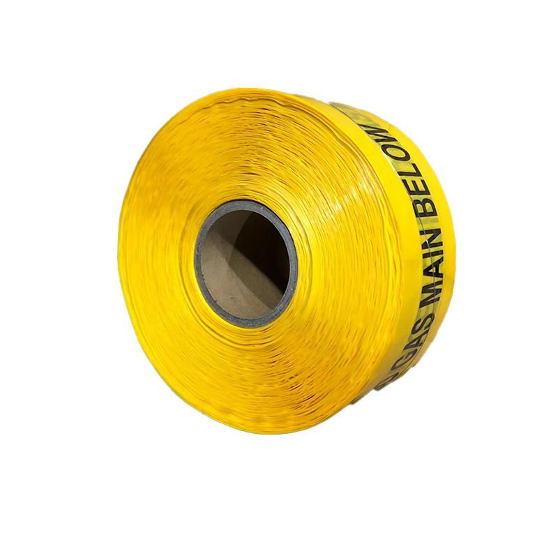 underground detectable warning tape stainless steel wire marker tracer tape magnetic caution tape