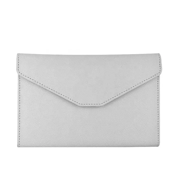 Custom design waterproof hand purse PU leather money clip wallet for women