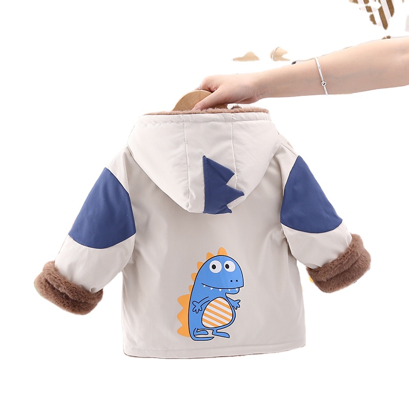 Новинка, детская одежда Sunny Baby, куртка для мальчиков и девочек, зимняя хлопковая куртка с капюшоном, пальто для маленьких мальчиков
