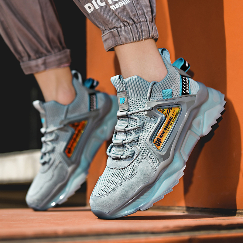 Low Prices Men Industrial Working Safty Shoes Durable Safe Rubber Outsole Foot Wear Men Sneaker Air Cushion Sport Running Shoes