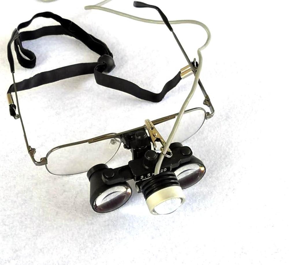 medical simple LED headlamp magnifier 2.5x