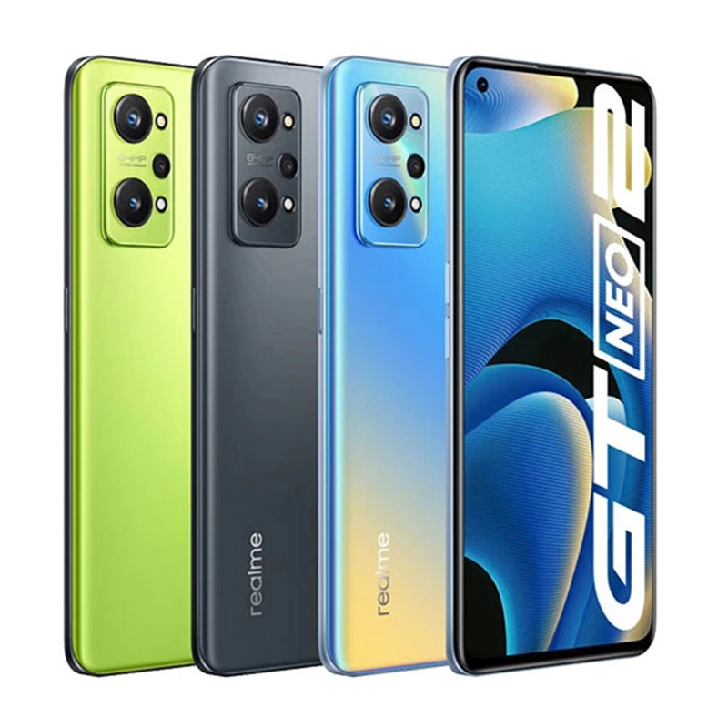 Original 5G 6.62 Inch 120Hz AMOLED E4 Screen Snapdragon 870 5000mAh Battery 65W Charge NFC Smart Phone Realme GT Neo 2