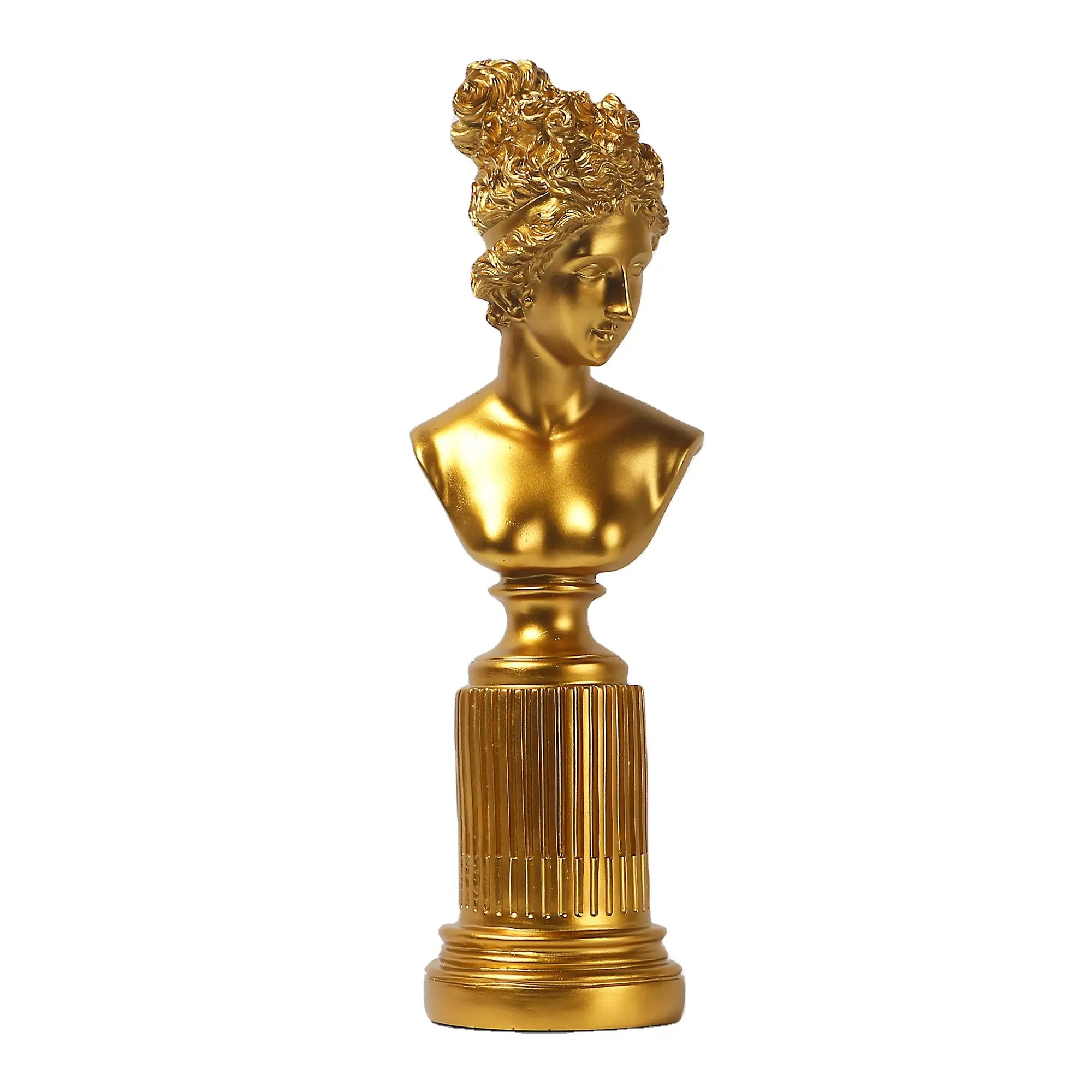 Abstract Statue Gifts Golden Custom Made Statue Greek Mythology Resin Molds For Craft