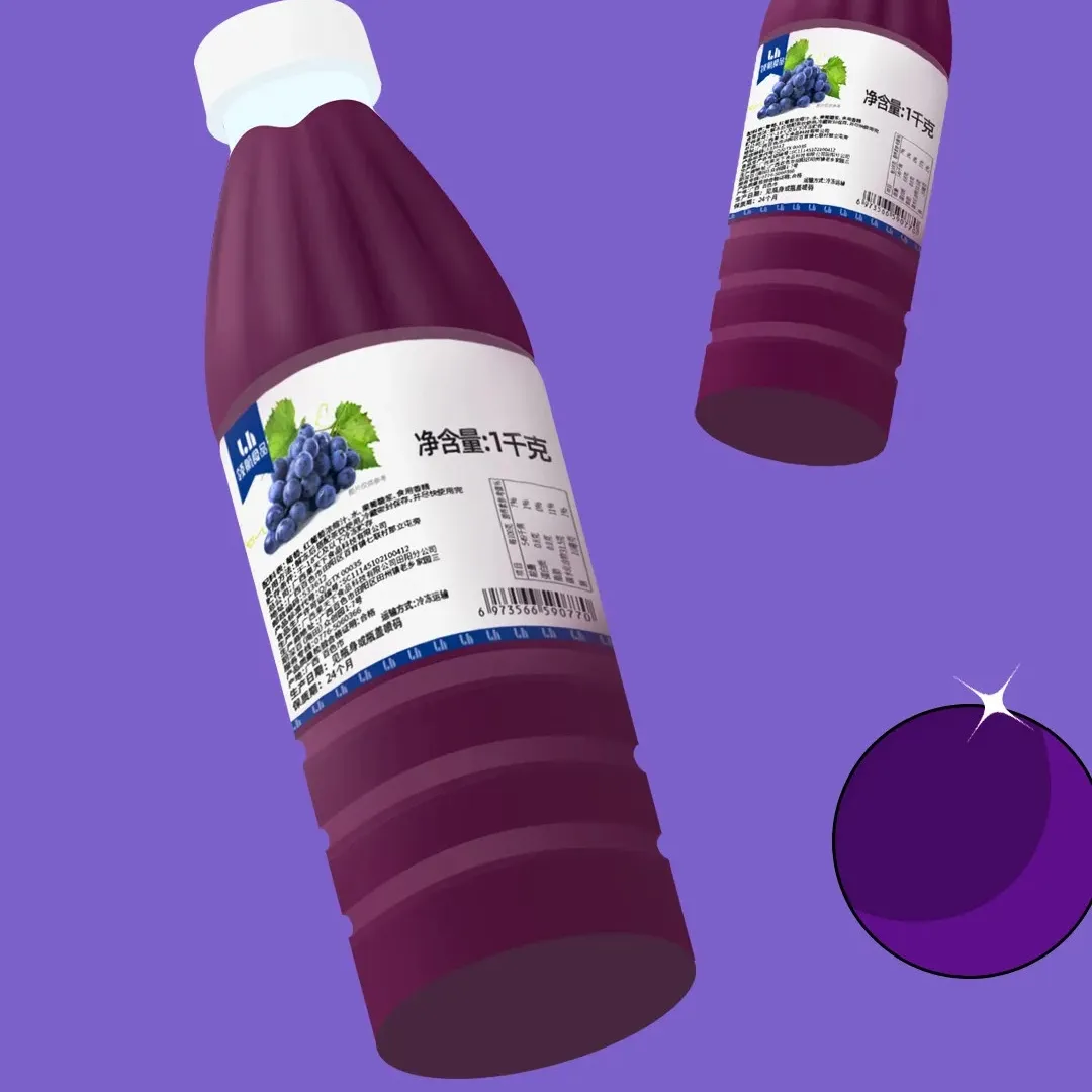 Новый продукт BQF, замороженный красный сок винограда для замены свежих фруктов