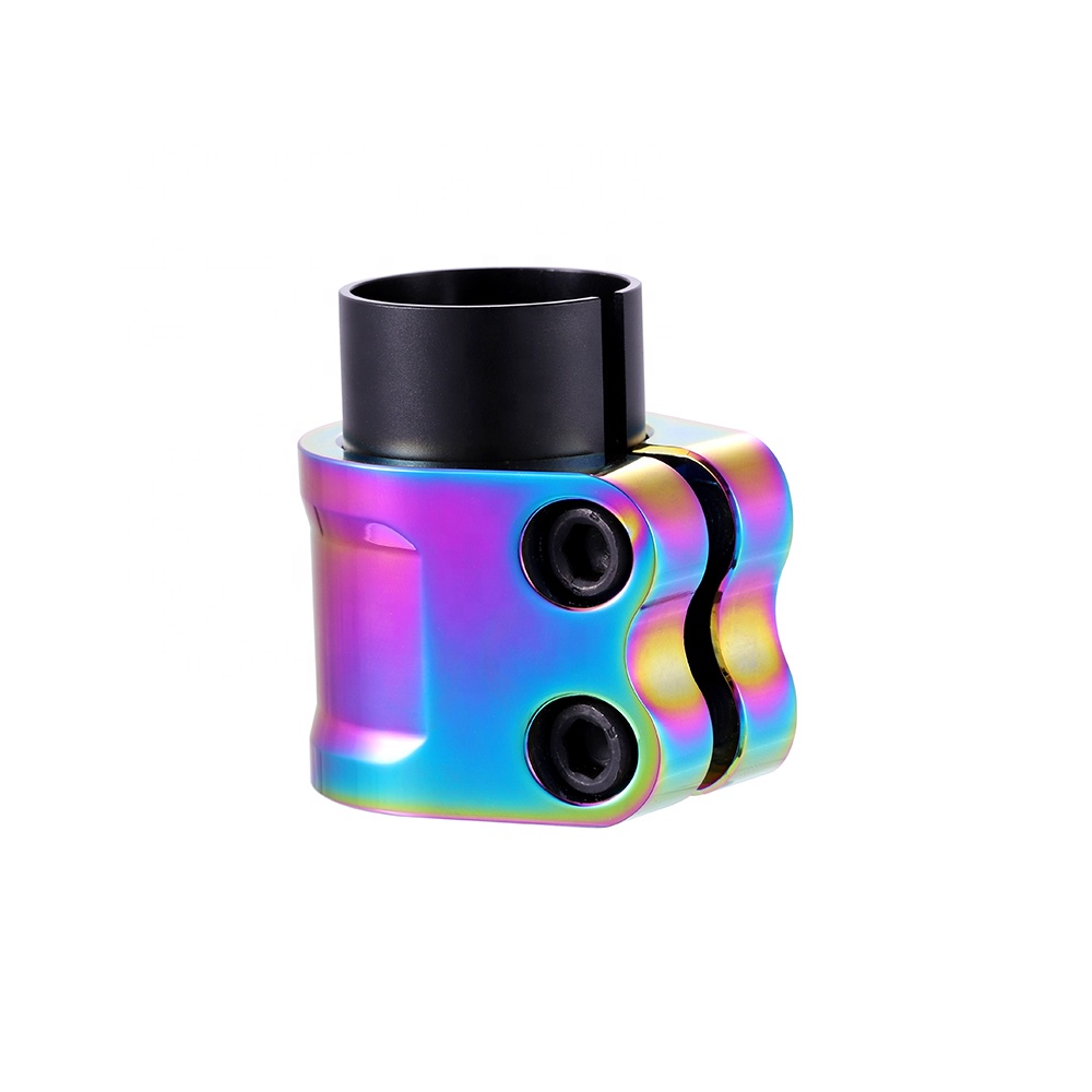 Зажим для скутера Huoli Neo Chrome, хомут с двумя болтами стандартного размера для трюковых скутеров Envy Pro, HIC IHC SCS