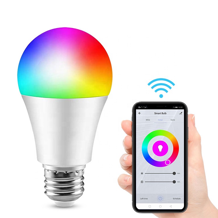 Tuya Alexa помощник 8 Вт 850LM E26 E27 B22 смарт с регулируемой яркостью умный LED лампочки Wi-Fi E27 смарт-лампы в виде A60 Wifi смарт-лампы