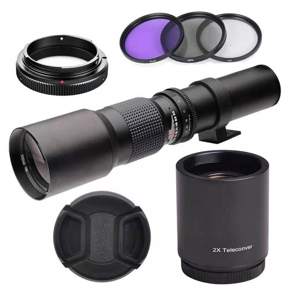 Камера DSLR 500 мм f/8,0 предустановленный телеобъектив для Nikon dslr D5500 D3300 D3200 D5300 D3400 D7200 D750 D3500 D7500 D500 D600 D6