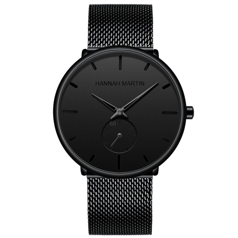 Shifenmei WYD07 Mesh Strap Buckle Ultra Thin Waterproof Quartz Style Mens Wrist Minimalist Watch Stainless Steel