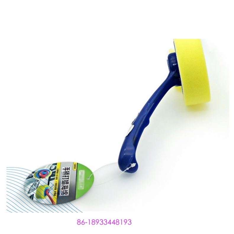 Car Cleaning Waxing Sponge With Handle