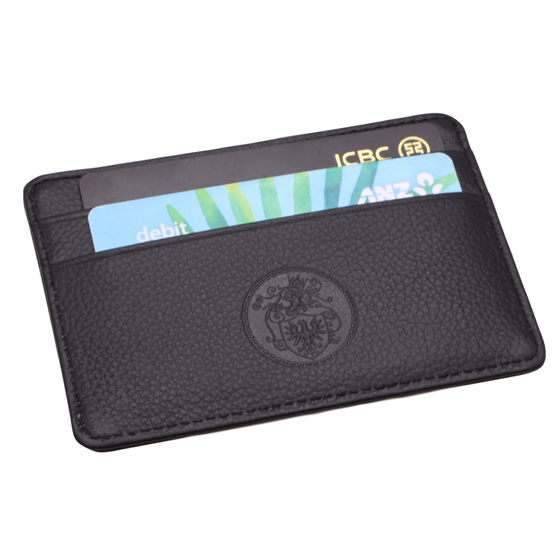 Лидер продаж, зажим для денег, деловой Карманный подарок, кожаный тонкий rfid бумажник, держатель для карт