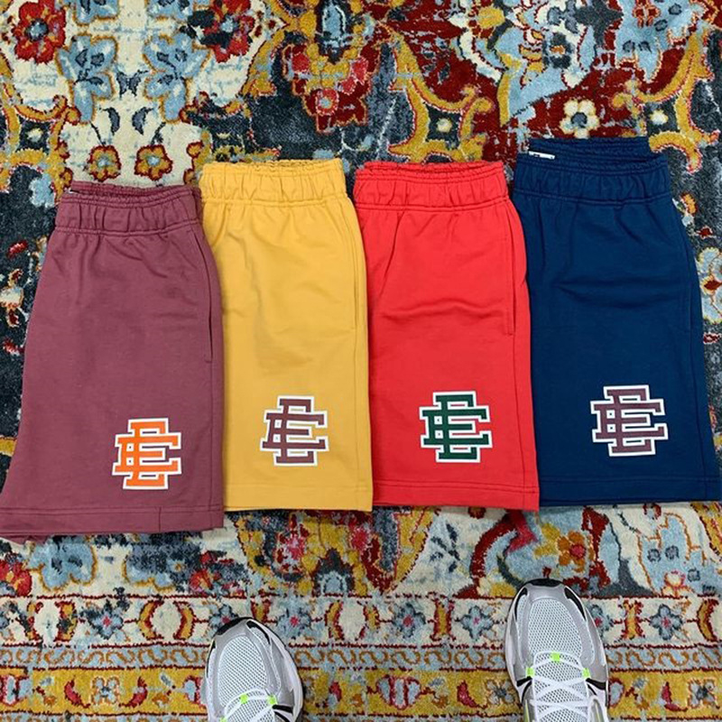 2021 New Fitness Sweatpants Shorts Mens Summer Gym Workout Mens Breathable Eric Emanuel EE Basic Short