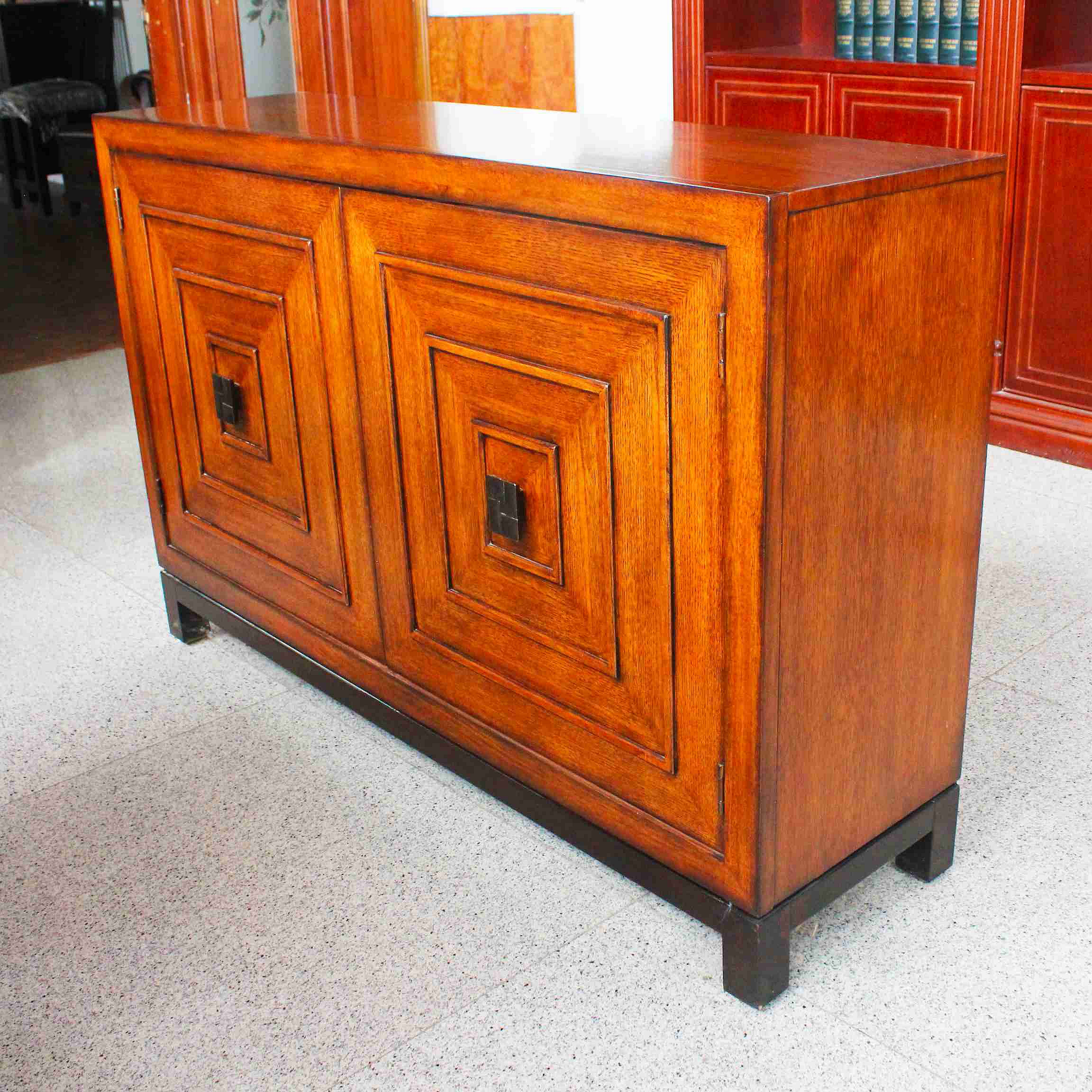 Oak Solid Wood Dining Room Furniture Sideboard Wooden Side cabinet
