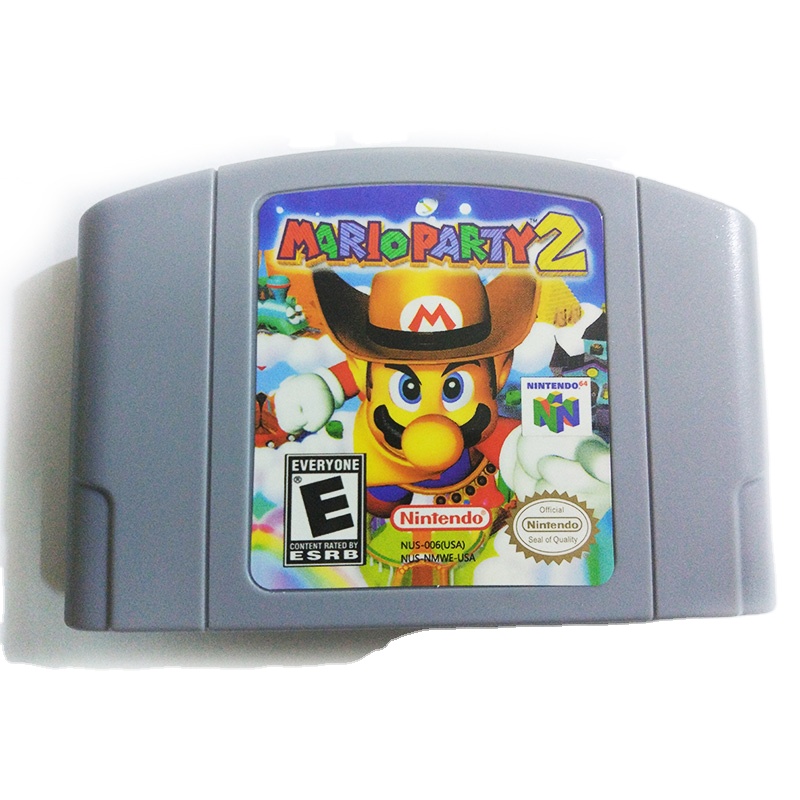 Горячие продажи Марио партия n64 игровые карты картриджи для консоли nintendo 64