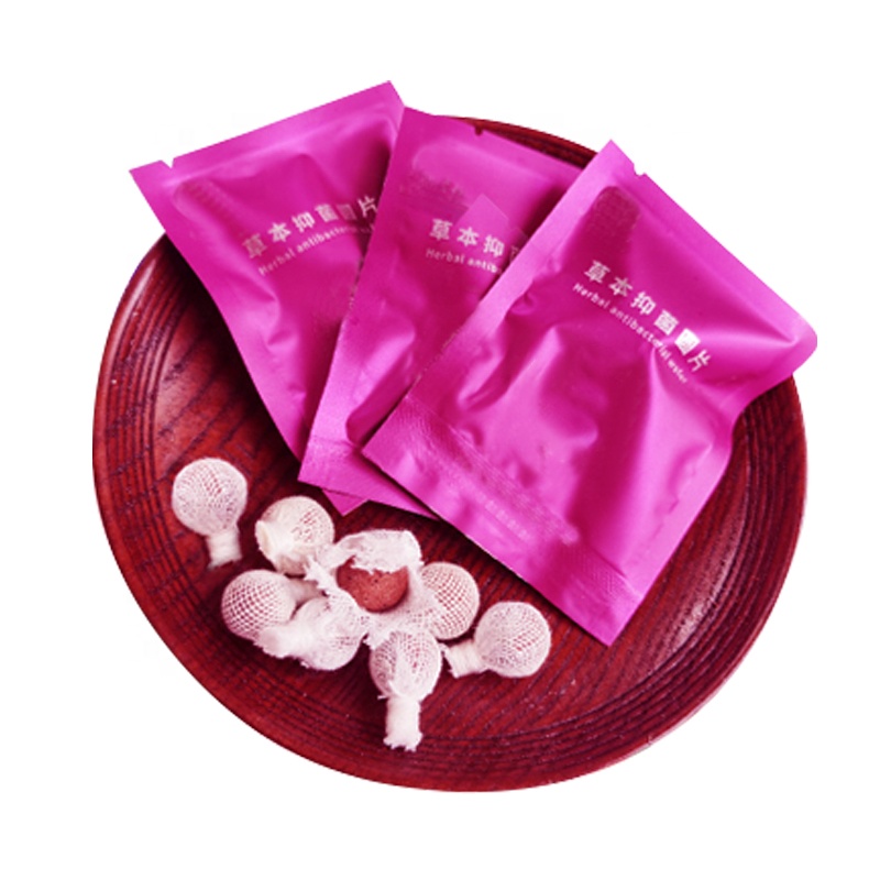 OEM natural herbal pearls yoni tampons vaginal clean point tampons organic cotton yoni pearls