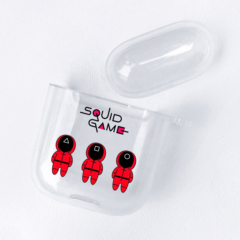 Soft TPU Cases Protective Wholesale Custom Case Cover For Apple Airpods 12 Pro Charging Box for Squid Game Case Cover