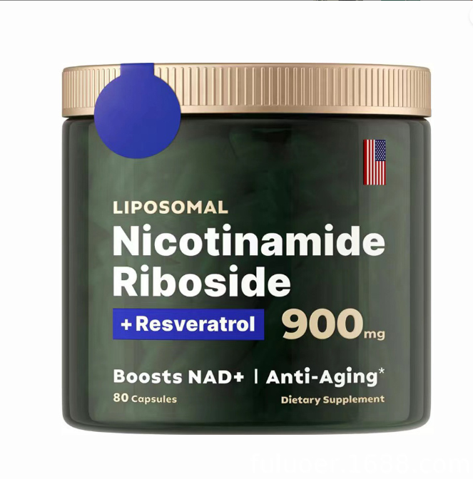 OEM Liposomal Nicotinamide Riboside Resveratrol New Product High Purity NAD Supplement for skin management 80 Capsules