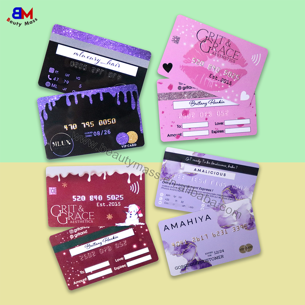 Custom Printed Credit Cards With Logo Fashion Embossed Plastic Bank Credit Card for Business
