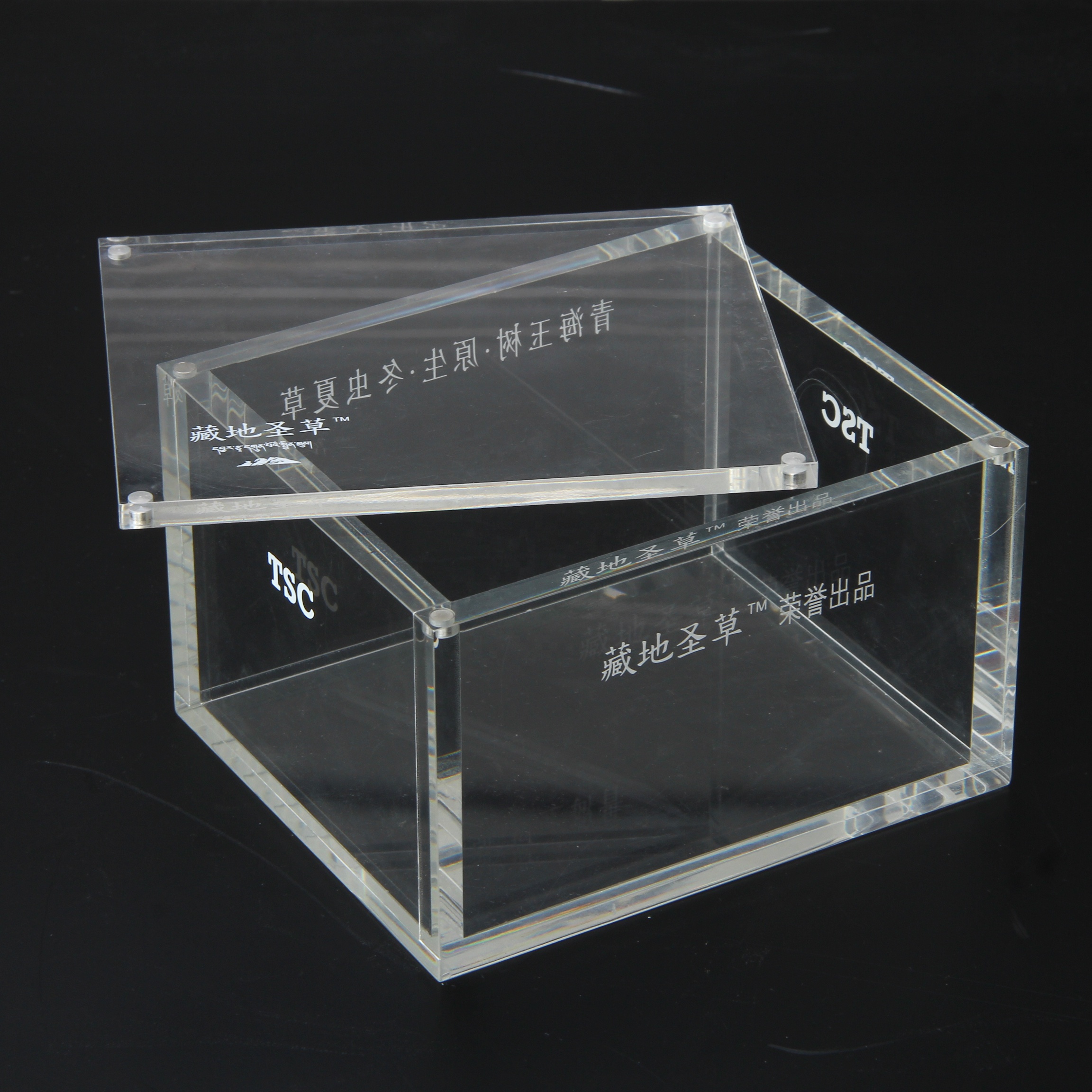 Прозрачная акриловая витрина Cube на заказ с 5 боковыми раздвижными крышками, карманная коробка-усилитель monster/акриловая коробка-усилитель