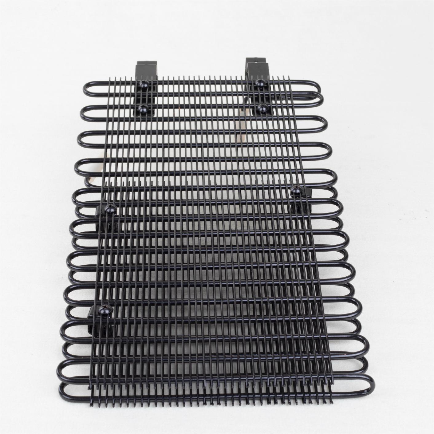 Manufactory Household Refrigerator Parts Black Durable Size Custom Refrigerator Condenser