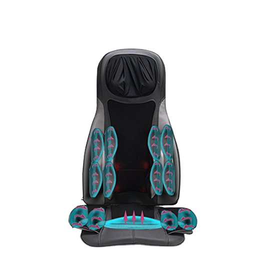 LUYAO LY-718A multiple air bag full body shiatsu back bottom neck massage cushion with heating